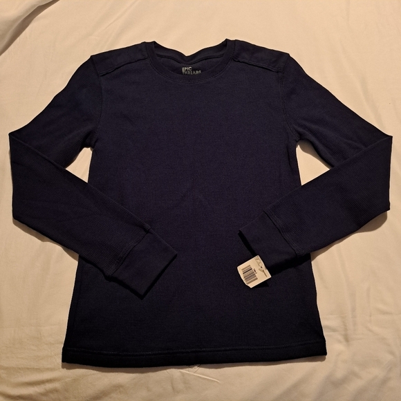 Epic Threads blue waffle shirt size Small new - Picture 1 of 5